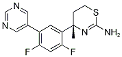 (4S)-4-[2,4-difluoro-5-(5-pyrimidinyl)phenyl]-5,6-dihydro-4-methyl-4h-1,3-thiazin-2-amine Structure,1194044-20-6Structure