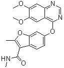 6-(6,7-Dimethoxyquinazolin-4-yloxy)-n,2-dimethylbenzofuran-3-carboxamide Structure,1194506-26-7Structure