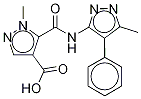 1-Methyl-5-[[(5-methyl-4-phenyl-1h-pyrazol-3-yl)amino]carbonyl]-1h-pyrazole-4-carboxylic acid Structure,1195900-49-2Structure