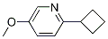 2-Cyclobutyl-5-methoxypyridine Structure,1196074-36-8Structure