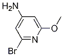 2-Bromo-6-methoxy-4-pyridinamine Structure,1196152-34-7Structure