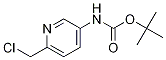 (6-Chloromethyl-pyridin-3-yl)-carbamic acid tert-butyl ester Structure,1196157-44-4Structure