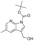 Tert-butyl 3-(hydroxymethyl)-5-methyl-1h-pyrrolo[2,3-b]pyridine-1-carboxylate Structure,1198103-73-9Structure