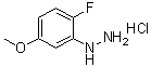 2-氟-5-甲氧基苯肼盐酸盐结构式_1198283-29-2结构式