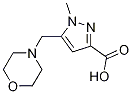 1H-pyrazole-3-carboxylic acid, 1-methyl-5-(4-morpholinylmethyl)- Structure,1198439-06-3Structure