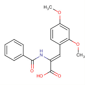 (Z)-2-苯酰胺-3-(2,4-二甲氧基苯基)丙烯酸结构式_119872-11-6结构式