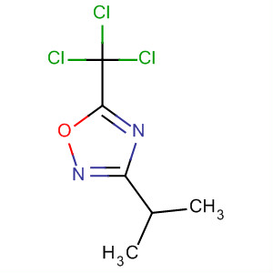 3-异丙基-5-(三氯甲基)-1,2,4-噁二唑结构式_1199-49-1结构式