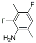 Benzenamine, 2,4-difluoro-3,6-dimethyl-(9ci) Structure,119916-16-4Structure