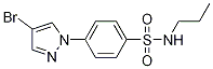 N-propyl-4-(4-bromopyrazol-1-yl)benzenesulfonamide Structure,1199773-15-3Structure