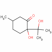 Cyclohexanone, 2-hydroxy-2-(1-hydroxy-1-methylethyl)-5-methyl- Structure,119980-52-8Structure