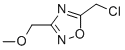 5-(Chloromethyl)-3-(methoxymethyl)-1,2,4-oxadiazole Structure,120003-15-8Structure