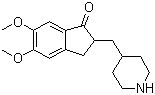 5,6-Dimethoxy-2-(piperidin-4-yl)methylene-indan-1-one Structure