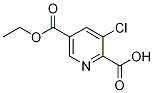 3-Chloro-5-(ethoxycarbonyl)pyridine-2-carboxylic acid Structure,1200497-77-3Structure