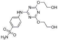 4-(4,6-Bis(2-hydroxyethoxy)-1,3,5-triazin-2-ylamino)benzenesulfonamide Structure,1200603-32-2Structure