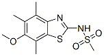 Methanesulfonamide, n-(6-methoxy-4,5,7-trimethyl-2-benzothiazolyl)- Structure,120165-56-2Structure