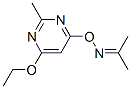 (9ci)-o-(6-乙氧基-2-甲基-4-嘧啶)-2-丙酮肟结构式_120192-38-3结构式