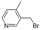 3-(Bromomethyl)-4-methylpyridine Structure,120277-12-5Structure