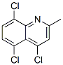 2-Methyl-4,5,8-trichloroquinoline Structure,1203-36-7Structure