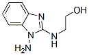 Ethanol, 2-[(1-amino-1h-benzimidazol-2-yl)amino]-(9ci) Structure,120341-06-2Structure