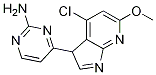 4-(4-Chloro-6-methoxy-3h-pyrrolo[2,3-b]pyridin-3-yl)-2-pyrimidinamine Structure,1203569-96-3Structure