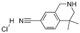 4,4-Dimethyl-1,2,3,4-tetrahydroisoquinoline-7-carbonitrile hydrochloride Structure,1203682-40-9Structure