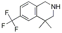 4,4-Dimethyl-6-(trifluoromethyl)-1,2,3,4-tetrahydroisoquinoline Structure,1203684-72-3Structure