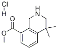 Methyl 4,4-dimethyl-1,2,3,4-tetrahydroisoquinoline-8-carboxylate hydrochloride Structure,1203686-89-8Structure