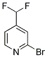 2-Bromo-4-(difluoromethyl)pyridine Structure,1204295-87-3Structure