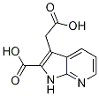 1H-pyrrolo[2,3-b]pyridine-3-acetic acid, 2-carboxy- Structure,1204475-80-8Structure