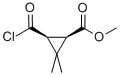 顺式-(9ci)-3-(氯羰基)-2,2-二甲基-环丙烷羧酸甲酯结构式_120591-67-5结构式