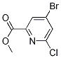 Methyl 4-bromo-6-chloropicolinate Structure,1206249-86-6Structure