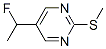 (9CI)-5-(1-氟乙基)-2-(甲基硫代)-嘧啶结构式_120717-49-9结构式