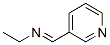 Ethanamine, n-(3-pyridinylmethylene)-(9ci) Structure,120739-64-2Structure