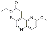 Ethyl 2-(3-fluoro-6-methoxy-1,5-naphthyridin-4-yl)acetate Structure,1207621-43-9Structure