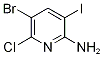 5-Bromo-6-chloro-3-iodopyridin-2-amine Structure,1207625-23-7Structure