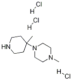 1-Methyl-4-(4-methylpiperidin-4-yl)piperazine trihydrochloride Structure,1208089-44-4Structure