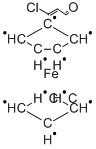 (1-Chloro-2-formylvinyl)ferrocene Structure,12085-68-6Structure