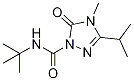 N-(tert-butyl)-3-isopropyl-4-methyl-5-oxo-4,5-dihydro-1h-1,2,4-triazole-1-carboxamide Structure,120892-21-9Structure