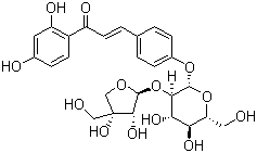 芹糖异甘草苷结构式_120926-46-7结构式