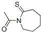 2H-azepine-2-thione, 1-acetylhexahydro-(9ci) Structure,121003-24-5Structure