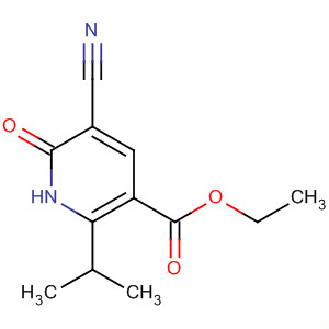 Ethyl 5-cyano-2-isopropyl-6-oxo-1,6-dihydropyridine-3-carboxylate Structure,121017-76-3Structure