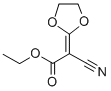 Ethyl 2-cyano-2-(1,3-dioxolan-2-yliden)acetate Structure,121020-70-0Structure