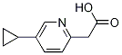 2-(5-Cyclopropylpyridin-2-yl)acetic acid Structure,121131-75-7Structure