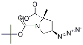 (2S,4r)-4-azido-1,2-pyrrolidinedicarboxylic acid 1-(1,1-dimethylethyl) 2-methyl ester Structure,121147-97-5Structure