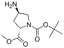 1,2-Pyrrolidinedicarboxylic acid, 4-amino-, 1-(1,1-dimethylethyl) 2-methyl ester, (2S,4R)- Structure,121148-00-3Structure