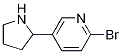 2-Bromo-5-(pyrrolidin-2-yl)pyridine Structure,1211586-87-6Structure