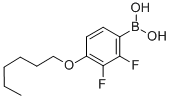 2,3-Difluoro-4-(n-hexyloxy)phenylboronic acid Structure,121219-20-3Structure