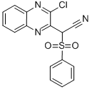 (3-Chloroquinoxalin-2-yl)(phenylsulfonyl)acetonitrile Structure,121512-58-1Structure