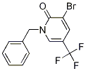 1-苄基-3-溴-5-(三氟甲基)吡啶-2(1H)-酮结构式_1215206-00-0结构式