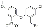 3-Bromomethyl-1-chloro-4-(4-methoxy-2-nitrophenoxy)benzene Structure,1215782-19-6Structure